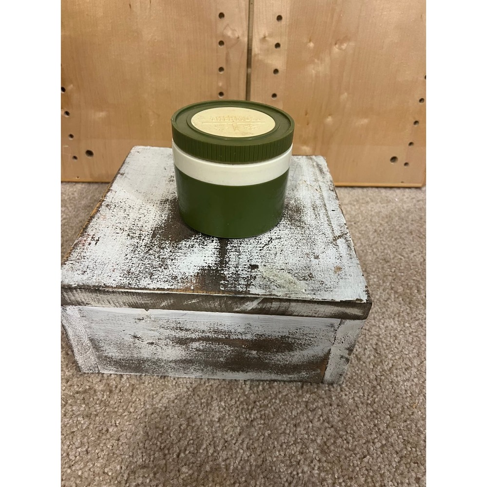 Vintage Avocado/Olive Green Thermos Insulated Jar Model 1155/3